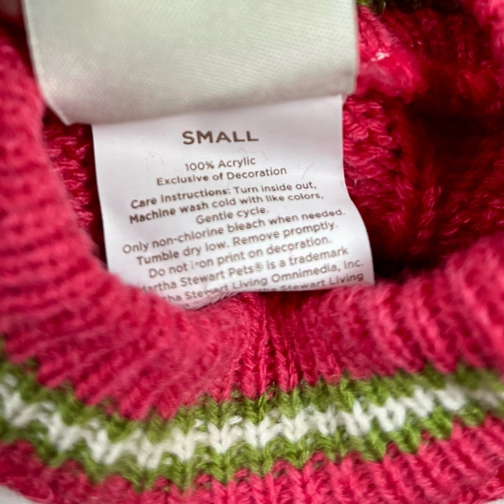 Martha Stewart Pets Fashion Dog Apparel cable Knit. Small - Picture 9 of 10
